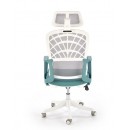 Кресло компьютерное HALMAR VESUVIO 2 бирюзовый/серый/белый